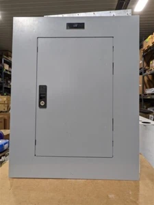 USED 125A General Electric AQF1121MTX A Series Panelboard 120/240V w Breakers - Picture 1 of 5