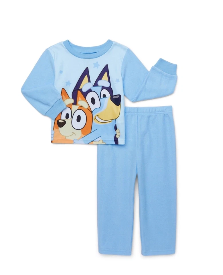 AZUL PIJAMA DE FRANELA PARA NIÑOS O NIÑAS CONJUNTO DE 2 PIEZAS HOORAY! NUEVO CON ETIQUETAS 4-5 6-7 8 10-12 Foto 1 de 1