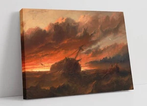 FRANCIS DANBY, SHIPWRECK -CANVAS WALL ART ARTWORK PRINT - Picture 1 of 2