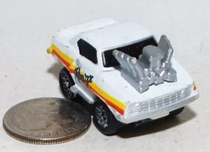 Small Micro Machine Plastic Chevy 1969 Camaro Hot Rod In White marked Rampage G - Picture 1 of 4