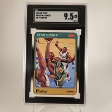 2008-09 Fleer Kevin Garnett #5 '88-89 Retro Design SGC 9.5