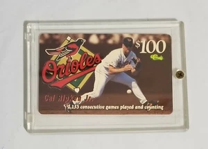 1996 Cal Ripken Jr. Orioles Classic Phone Card $100 Unscratched Phone Card - Picture 1 of 2