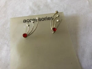 Earings Crystal with 3 Falling Star Earing for Women Jewelry Fashion NOS JW013 - Picture 1 of 11