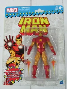 Figura de acción retro de Iron Man de Marvel Legends de colección - Imagen 1 de 4