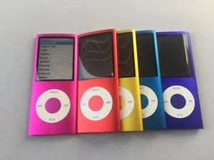 Apple Ipod Nano 4th Generation 8gb 16gb  Pink Black Blue Green Yellow Red Silver - Picture 1 of 28