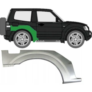 Guardabarros Trasero Para Mitsubishi Pajero 1999-2006 Derecho (2 Puertas) - Imagen 1 de 3