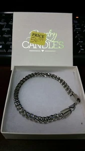 Men's Stainless Steel square link bracelet - Picture 1 of 1