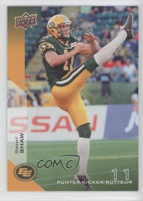 2014 Upper Deck CFL Grant Shaw #22 - Image 1 of 2