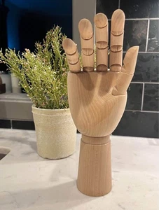Maniquí modelo artista madera articulado vintage tallado a mano articulado - Imagen 1 de 6