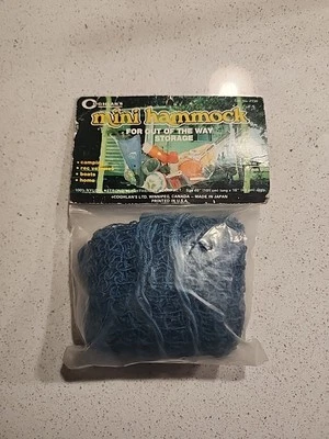 Vintage Coghlan's Mini Barcos de Rede Acampamento Nylon Antigo Novo Estoque - Imagem 1 de 4