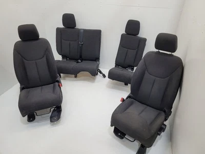 11-17 JEEP WRANGLER RH LH Driver Front Bucket Rear Seats Manual Cloth  - Image 1 of 4