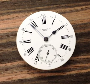 High Grade C. ROSSEL Locle Pocket Watch Movement - Running / Restoration - Picture 1 of 5