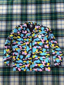 Archive BAPE NIGO era black Jacket rare sz L cotton candy - Picture 1 of 11