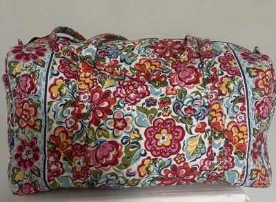 Bolso de Lona Vera Bradley Grande Fin de Semana Hope Garden Viaje Multi Estampado Floral Foto 1 de 4
