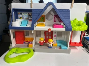 Fisher-Price Little People Friends Together Juego Casa- + 2 Figuras Funciona - Imagen 1 de 17