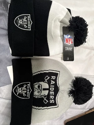 Juego de gorro y bufanda del equipo NFL Las Vegas Raiders Foto 1 de 2
