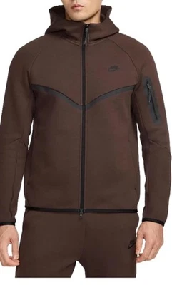 $135 Hombres XL Nike Tech Fleece Corredor de Vientos Cremallera Completa Barroco Marrón HV0949-237 Foto 1 de 4