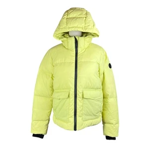 Alpine Design M Lime Green Dream Midweight Down Filled Hooded Puffer Jacket - Picture 1 of 12