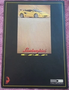 LAMBORGHINI Cala Italdesign catálogo folleto cuaderno color inglés - Imagen 1 de 3