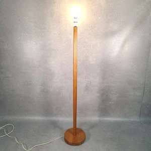 Vintage Standard Lamp Teak Wood Tones Tall Floor Standing Light Mid Century - Picture 1 of 19