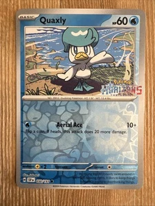 Quaxly 050/191 Pokemon Scarlet Violet Surging Sparks Reverse Holo Horizons NM - Bild 1 von 2