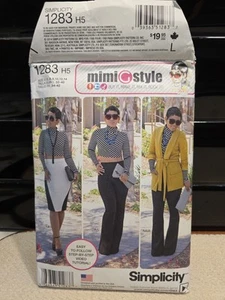 Simplicity Sewing Pattern 1283 Misses Jacket Top Pants Skirt Sizes 6-14 UNCUT - Picture 1 of 4