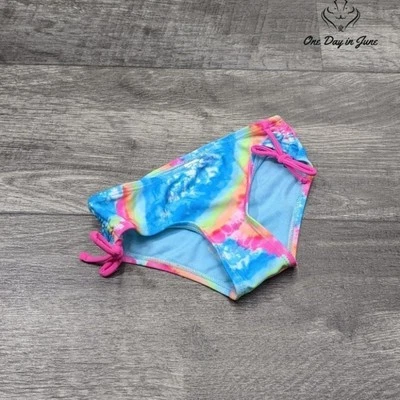 Arizona Jean Co. Traje de baño inferior de bikini teñido con corbata para niña talla 4 Foto 1 de 3