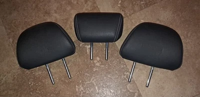  2013-2017 Honda Accord Sedan Rear Seat Head Rest Black Leather Set of 3  - Изображение 1 из 4