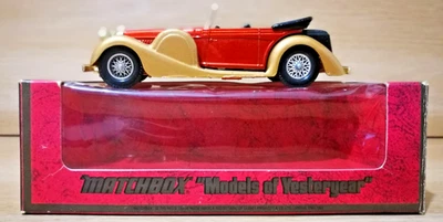Matchbox Models Of Yesteryear 1938 Lagonda Drophead Coupe display model boxed - Image 1 of 4