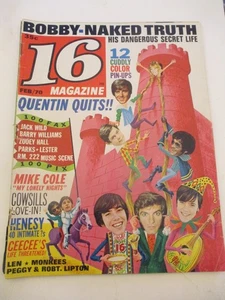 Dark Shadows, David Selby, Bobby Sherman - 16 Magazine 1970 - Foto 1 di 11