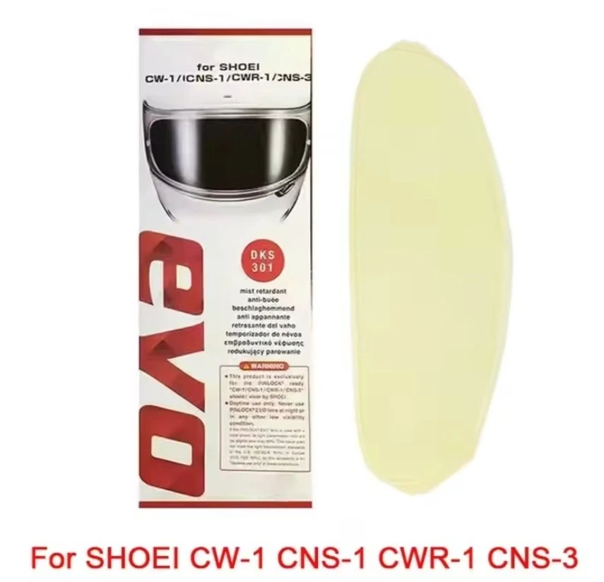 SHOEI Neotec 3 / CNS-3C Visiera Antiappannamento Inserto Strato Trasparente Nuovo - Immagine 1 di 1
