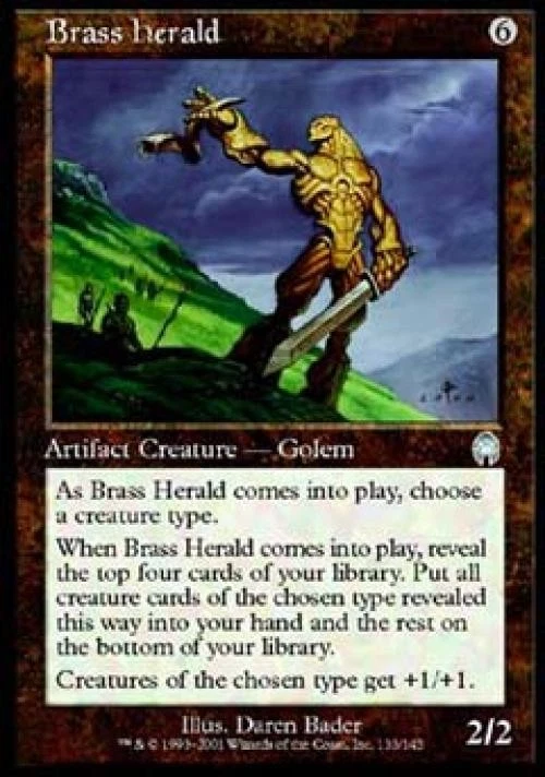Brass Herald - Light Play MTG Apocalypse - Image 1 of 1