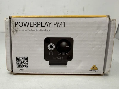 Behringer Powerplay PM1 - 1 Channel Stereo Personal in-Ear Monitor Beltpack NEW - Image 1 of 4