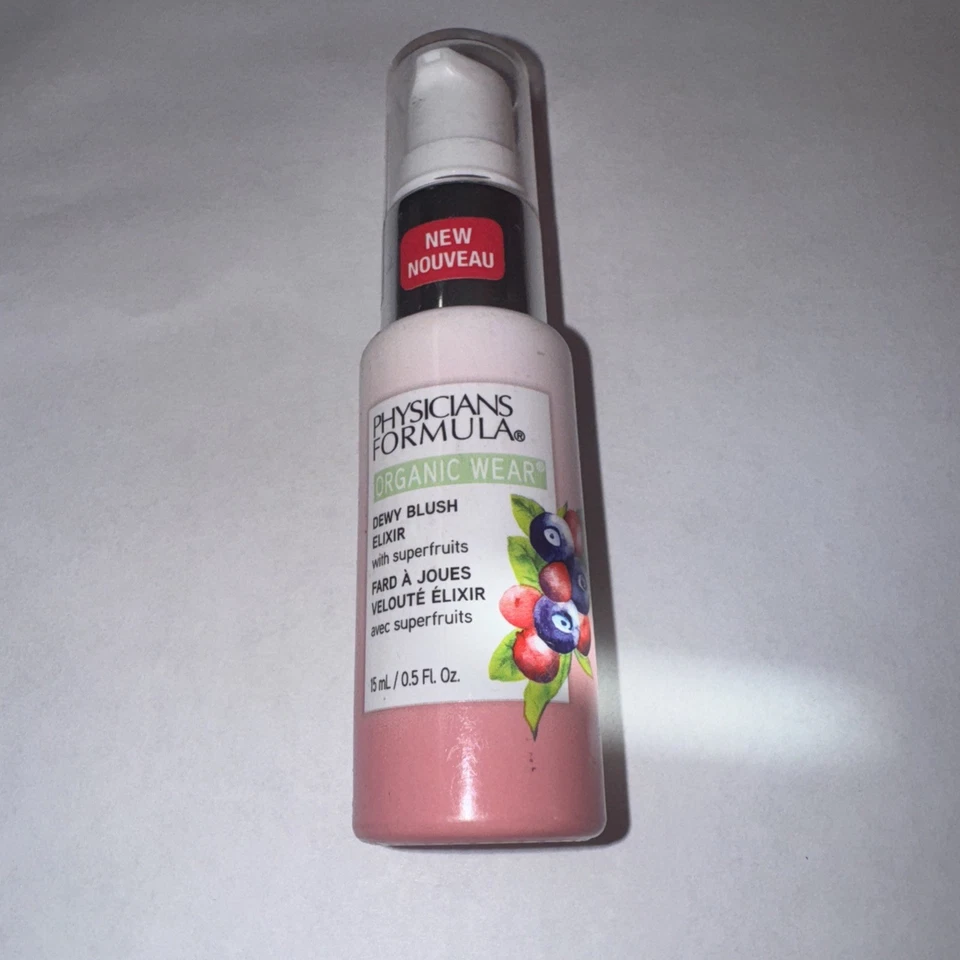 Physician's Formula Organic Wear Dewy Blush Elixir w Superfruits ~ Pink Berry - Image 1 of 2