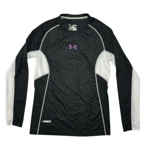 Under Armour Mens Size M Fit Compression Shirt Gym Running Training Activewear - Picture 1 of 9