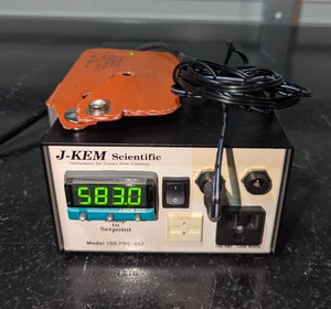 J-Kem 150 PRC 957 Temperature Controller w/ Chemglass CLS-1200-FH Filter Heater - Picture 1 of 10