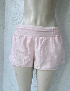 Lululemon Hotty Hot High-Rise Lined Short 2.5" Strawberry Milkshake Size 12 - Picture 1 of 6