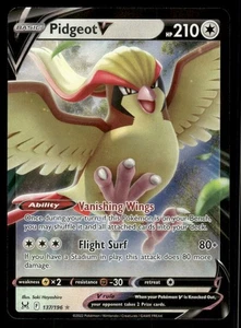 Pokemon Tcg Pidgeot V #137 Pokemon Lost Origin NM - Picture 1 of 2