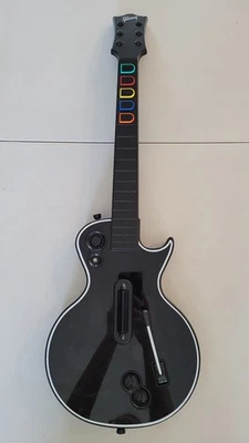 Mando Inalámbrico Guitar Hero Gibson Les Paul Xbox 360 Sin Cubierta de Batería, Correa Foto 1 de 4