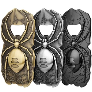 Apribottiglie in metallo design ragno 1 pz stile vintage per uomo donna regalo Natale - Foto 1 di 21