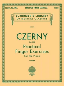 Czerny Practical Finger Exercises Op 802 Complete Piano Technique NEW 050253360 - Picture 1 of 1