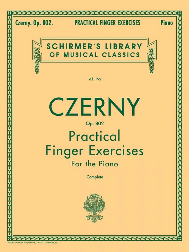 Czerny Practical Finger Exercises Op 802 Complete Piano Technique NEW 050253360 - Image 1 of 1