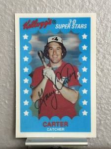 1982 Kellogg’s 3-D Super Stars Baseball #24 Gary Carter Montreal Expos