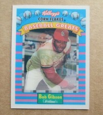 LL 1991 Kellogg's 3D #5 Bob Gibson CARD