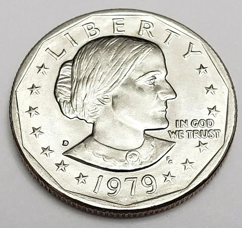 1979 D Susan B. Anthony (SBA) Dollar Coin   **FREE SHIPPING** Cover