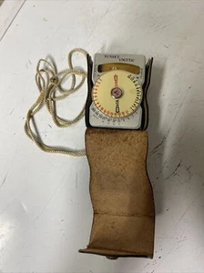 Vintage Sunset Unittic Light Meter Model 31 with Leather Case - Picture 1 of 3