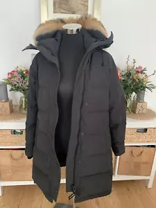 Canada Goose Steppmantel Größe M Echtfell selten getragen Farbe Schwarz - Bild 1 von 15