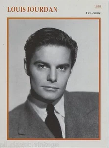 Louis Jourdan - Tarjeta coleccionable de actor francés de cine/película/cine - Imagen 1 de 1