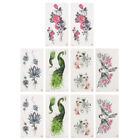  10 Sheets Waterproof Tattoos Stickers Fake Decal Fashion Full Arm