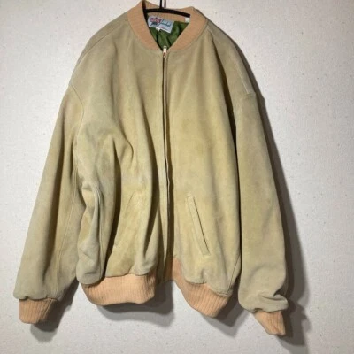 LVC Levi's Vintage Clothing Loose Suede Bomber Jacket Fall Leaf Size XL mens!!!! - Image 1 of 4
